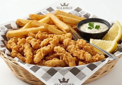 Clam Strip Plate