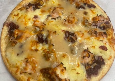Small Thanksgiving Pizza